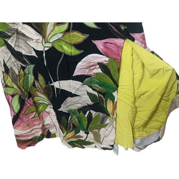 Christian Siriano  Hawaiian Print Tie Strap Dress SZ 10 Retail $1,200 - Picture 15 of 16